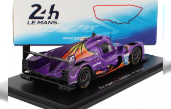 ORECA 07 Gibson Gk428 4.2l V8 Team Ao By Tf №14 24h Le Mans (2024) Alex Quinn - Philipp Jeffrey Hyett - Louis Deletraz, Purple Orange