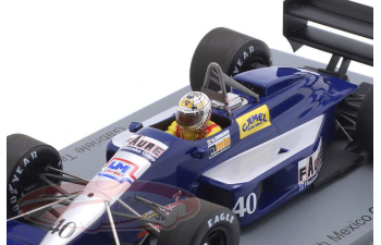 AGS JH23B №40 6th Mexico GP Formula 1 Gabriele Tarquini (1989)