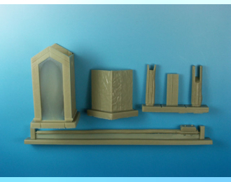 Diorama accessories-Resin set scale-Guard Sentry (Gate Shack)