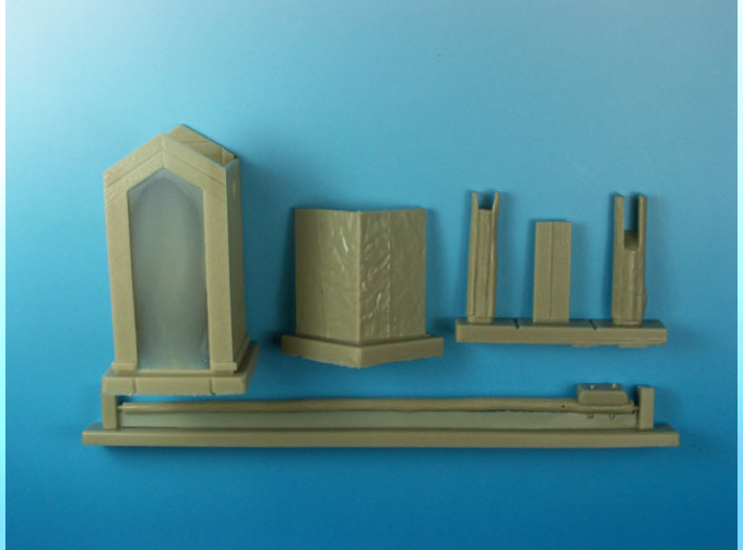 Diorama accessories-Resin set scale-Guard Sentry (Gate Shack)