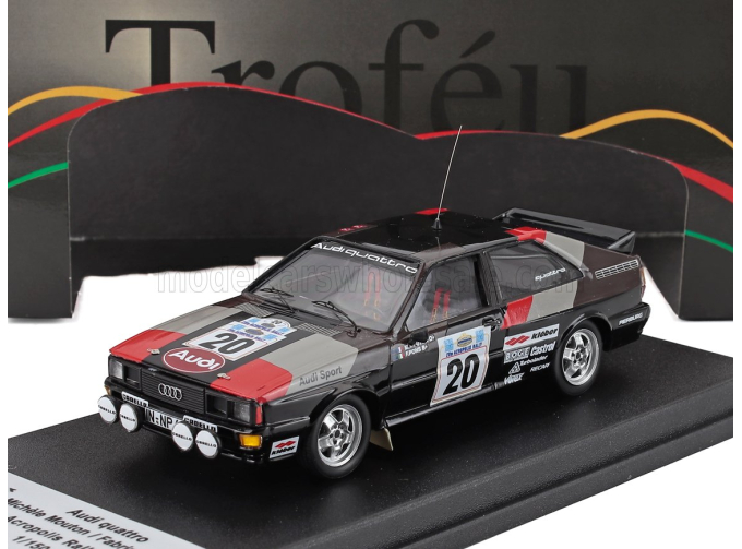AUDI Quattro (night Version) №20 Rally Acropolis Michele Mouton - Fabrizia Pons (1981), Brown