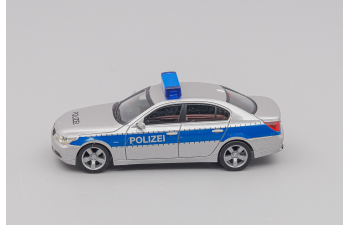 (Б/У) BMW 5 (E60) "Polizei Hamburg", silvermetallic / blue