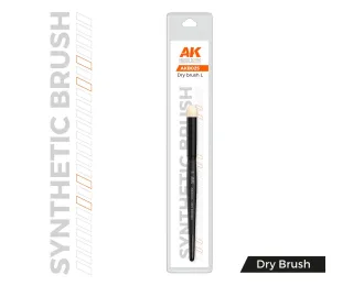 Синтетическая кисть для сухих техник - L / AK SYNTHETIC DRY BRUSH – L
