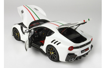 FERRARI F12 TDF - 2015 - WHITE / TRICOLORE