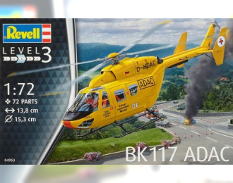 Сборная модель Многоцелевой вертолет BK-117 спасательной службы ADAC