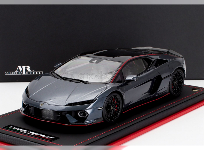 LAMBORGHINI Temerario Alleggerita Package (2024) - Con Vetrina - With Showcase, Grigio Cratos - Grey