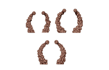 3D-печать BASING BITS Эффект огня из ранца / Jump-pack Trail FX