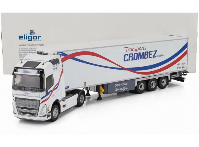 VOLVO Fh Truck Semi-frigo Crombez Transports (2020), White
