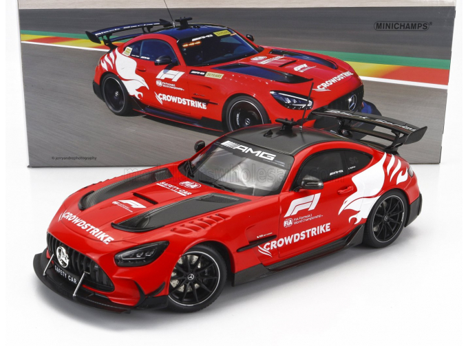 MERCEDES BENZ Gt-r Amg V8 F1 Safety Car Crowdstrike Season (2022) Bernd Maylander, Red