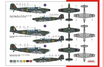 Сборная модель British Naval Fighter Fairey Fulmar Mk.II