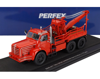 BERLIET Tbo Tractor Truck Grue Garwood 3-assi (1962), Red