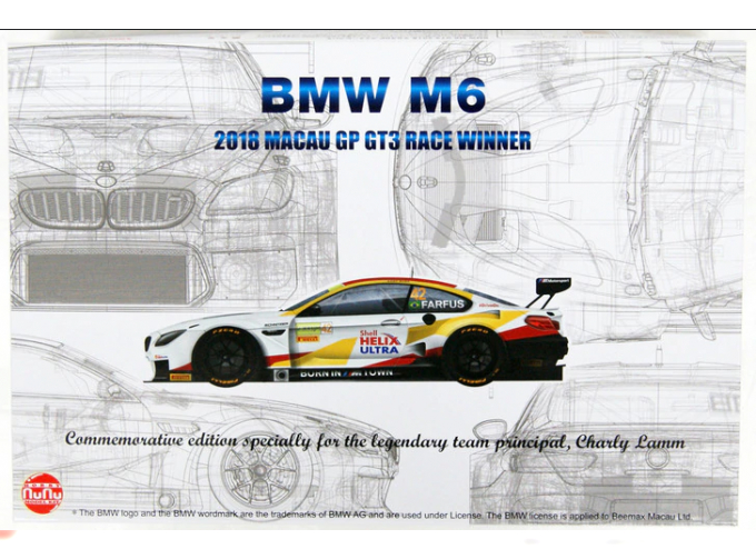 Сборная модель BMW M6 GT3 2018 Macau Race Winner