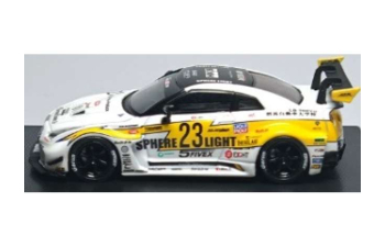 NISSAN LB GTR GT Flash Ver. 1, white/yellow
