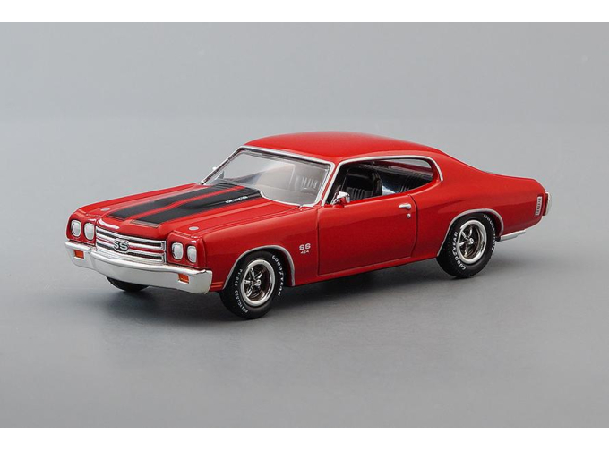 CHEVROLET Chevelle (1970), red w/black stripes
