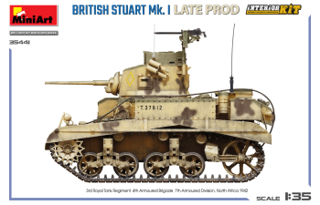 Сборная модель M3 British Stuart Mki 1942