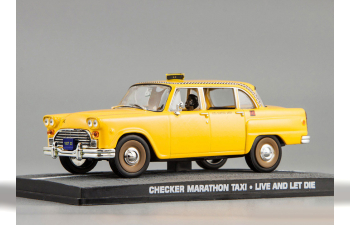 CHECKER Marathon Taxi JAMES BOND 007 Live and let die, yellow