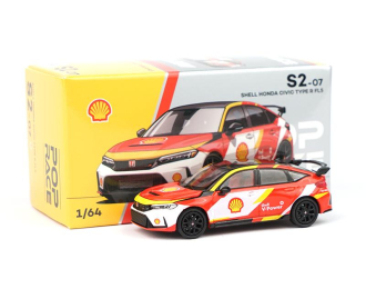 HONDA Civic Type R FL5 Shell, white / red / yellow