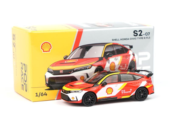 HONDA Civic Type R FL5 Shell, white / red / yellow