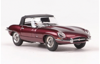 JAGUAR E-type Roadster (1961), bordeaux
