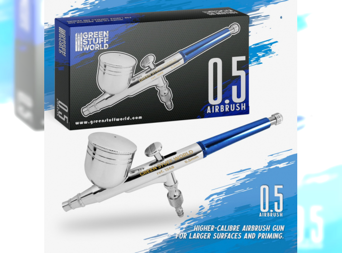 Аэрограф двойного действия GSW, 0,5 мм / Dual-action GSW Airbrush 0.5 mm