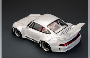 Конверсионный набор RWB Porsche 993 Widebody Kit для моделей Ver."Army Girl" (Resin+PE+Decals+Metal parts)