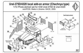 Набор фототравления 4320 Add-On Armor (Chechen war type)