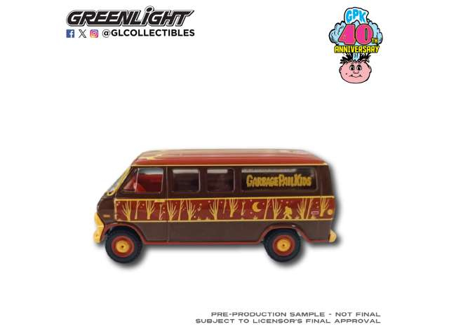 FORD Econoline Uncanny Ali 40th Anniversary *Garbage Pail Kids Series 9* (1970), brown/red