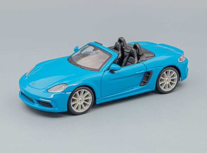 PORSCHE Boxster 718 (982) Spider (2016), Light Blue