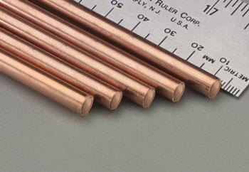 Ассортимент медных гибких прутков 1,6 и 2,4 мм, 4 шт