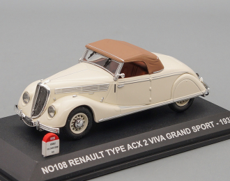 RENAULT Type ACX 2 Viva Grand Sport (1935), beige / brown
