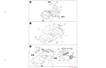 Сборная модель Toyota Sports S800 (Toujirou Ukiya Custom)