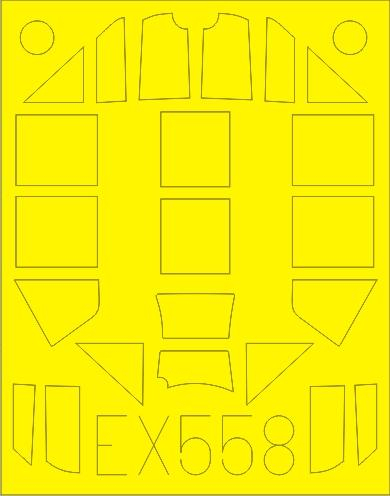 Окрасочная маска для Bf 109G-4