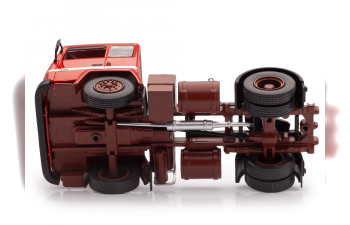 BERLIET TR 280 седельный тягач с полуприцепом (Трал), красный