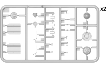 Сборная модель CHEVROLET G7107 4x4 Cargo Truck Military With Ben Hur Trailer 1943