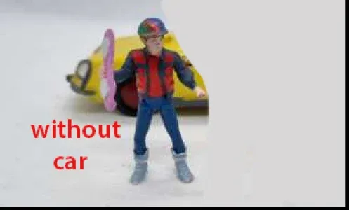 Фигурка BTTF part II Marty McFly with Hoover Board figure