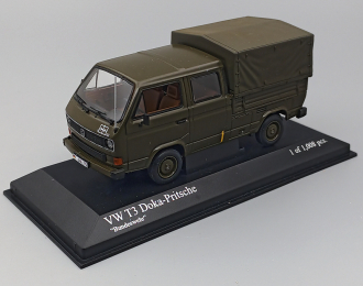 VOLKSWAGEN T3 Doka-Pritsche Bundeswehr (1983), хаки