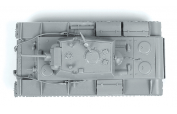 Сборная модель Советский танк КВ-1 с пушкой Ф-32 (1941)