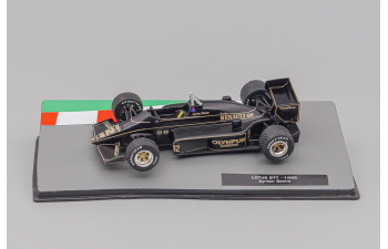 (Уценка!) LOTUS F1 97t Renault Turbo №12 Season (1985) Ayrton Senna, Black Gold