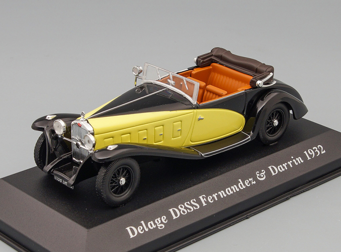 DELAGE D8SS Fernandez Darrin (1932), black / yellow