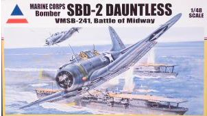 Сборная модель Marine Corps Bomber SBD-2 Dauntless
