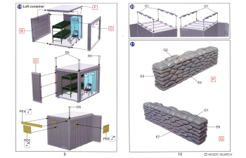Сборная модель US Army Base Temporary Dormitories In (Vietnam War Era)