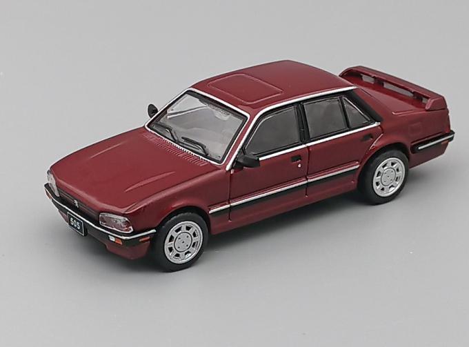 PEUGEOT 505 Turbo Sedan (1990), cherry