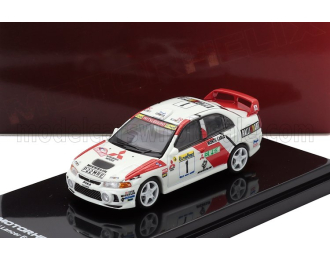 MITSUBISHI Lancer Evolution Iv №1 3rd Rally Montecarlo (1997) Timo Makinen - Seppo Harjanne, White Red