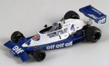 TYRRELL 008 №4 Winner Monaco GP (Patrick Depailler) 1978, white