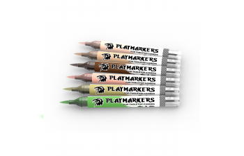Набор акриловых маркеров PLAYMARKER - Оттенки кожи / SKINS & FLESH TONES – PLAYMARKER SET