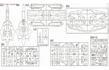Сборная модель Macross Plus VF-19A Excalibur "SVF-569 Lightnings"