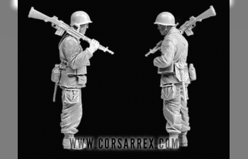 Сборная модель U.S. Paratroopers, The 82 Division (5 figures)