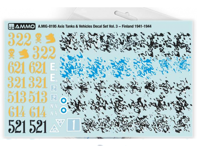 Декаль Axis Tanks & Vehicles Финляндия, 1941-1944 годы / Decal Set Vol. 3 − Finland 1941-1944