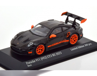 PORSCHE 911 (992) GT3 RS Weissach Package (2023), black orange