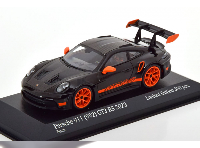 PORSCHE 911 (992) GT3 RS Weissach Package (2023), black orange